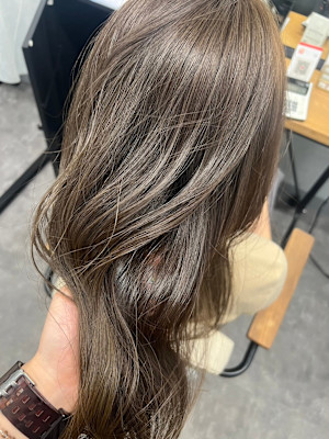 《ROW 川崎》オリーブグレーベージュレイヤーロン