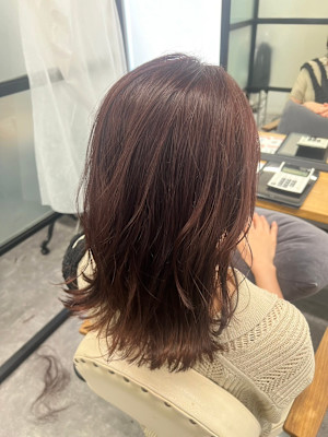 《ROW 川崎》くびれ巻きくすみコーラルブラウン