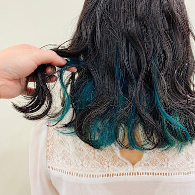 《ROW 川崎》波巻ミディ×ブルーグリーンインナー