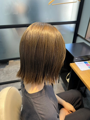 《ROW 川崎》艶々外ハネボブ＊ブロンドベージュ