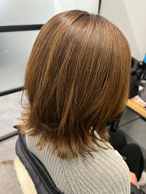 《ROW 川崎》くびれミディ外ハネボブオレンジブラ