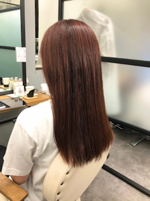 《ROW 川崎》さらさら髪◎大人可愛いチェリーレッ