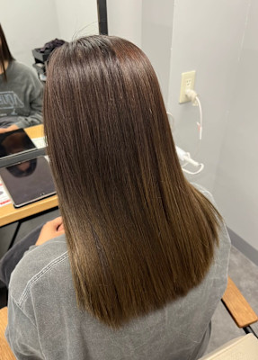 《ROW 川崎》艶髪ナチュナルカラー◎カーキベージュ