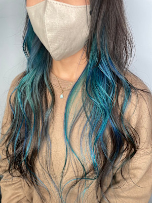 Blue mix inner color