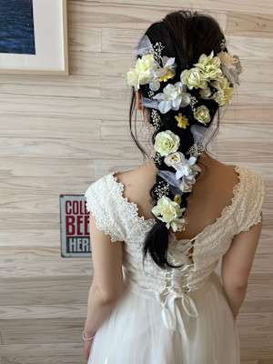 wedding Photo hair