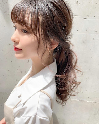 髪質改善ポニーテール夏アレンジ美髪*Zina博多筑紫口