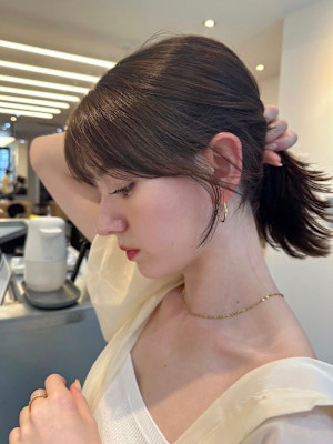 髪質改善グレージュボブ美髪*Zinaパシフィーク天神