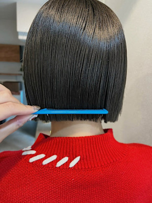 髪質改善　前髪カット　韓国風　トリートメント　縮毛矯正