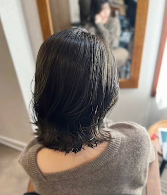 髪質改善　前髪カット　韓国風　トリートメント　縮毛矯正