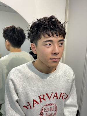 メンズパーマ/ツイスパ/波巻き/ニュアンスパーマ/ピンパーマ