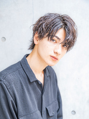 【小久保style】メンズカットツーブロックツイストウルフ