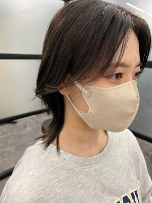 クールセンターパートレイヤーカット