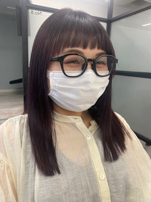 《N° blao 名古屋栄》ぱつっとラインヘア＊オン眉バング