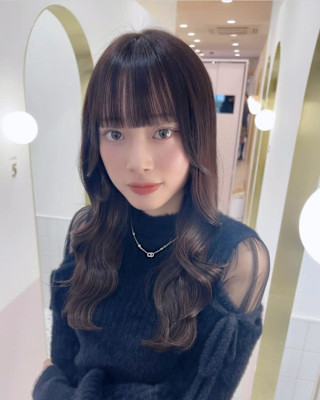 チョコレートカラー×大人かわいい顔まわり＊rina＊