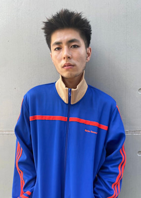 スペインカール波巻きスパイラルパーマメンズマッシュツイスト