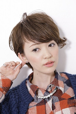 辺見えみりさん風ショート