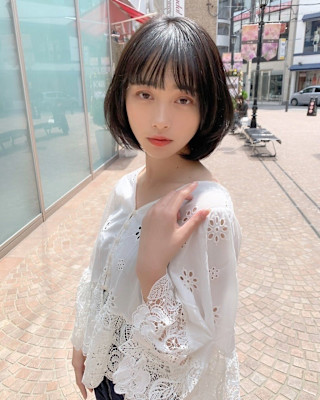 髪質改善ぱっつん前髪ボブ美髪*Zina船橋南口