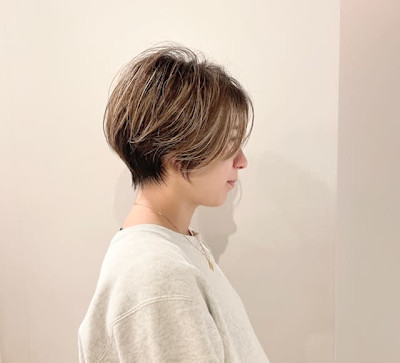 ３Dカラー外国人風ショート