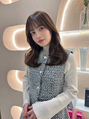 髪質改善くびレイヤー黒髪ショコラ美髪*Zina南草津