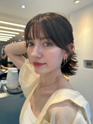 髪質改善ウェットヘアグレージュボブ美髪*Zina南草津