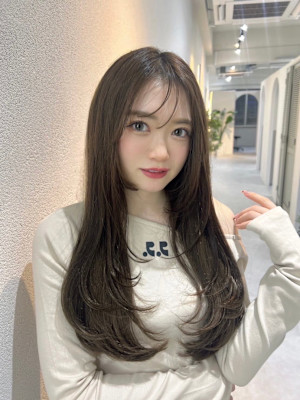 髪質改善毛先レイヤーネビージュグレー*Zina本八幡