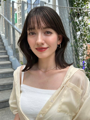 髪質改善.グレージュウェットヘア美髪*Zina本八幡