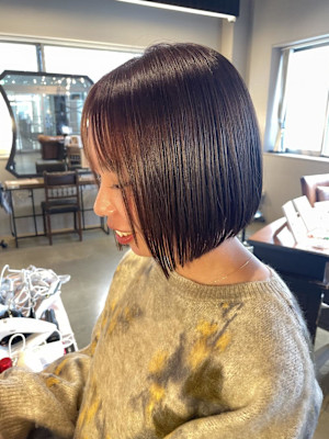 ミニボブ/カカオブラウン