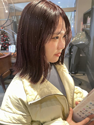 ブリーチなしカラー/ボルドールビー