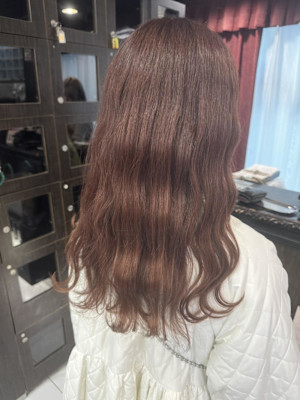 ブリーチなしピンクブラウン【錦糸町北口】/ anri