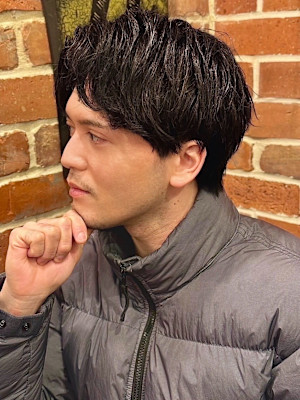 爽やかセンターパート