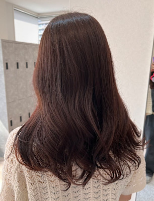 大人のラベンダーピンクブラウン