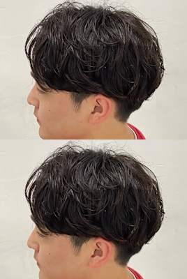 メンズシャドウパーマ