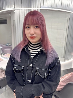 《Renna》ピンク×ラベンダーのグラデーションカラー