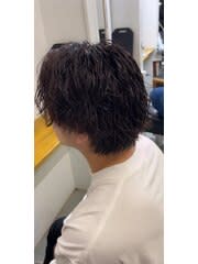 緩め縦落ちツイストスパイラルパーマ