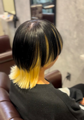 アンブレラカラー×抜きっぱなしブロンド