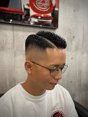 ハードパートハイスキンフェード