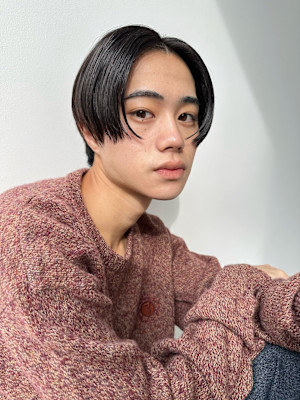 【BUZZbee】メンズ/センターパート/韓国ショート