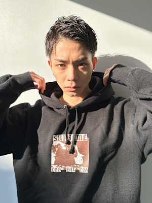 【BUZZbee】メンズ/爽やかツーブロック/アップバング