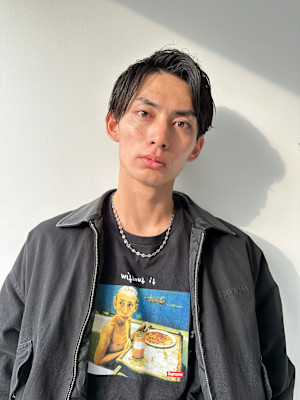 【BUZZbee】メンズ/ナチュラルアップバング