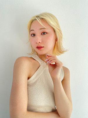 【BUZZbee】外ハネボブ×プラチナブロンド