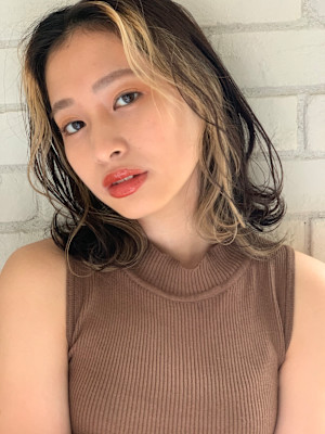 ハイライト×波ウェーブ