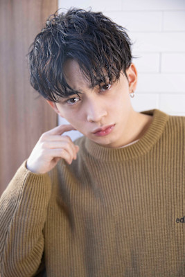 【小久保style】メンズカットツーブロックツイストウルフ