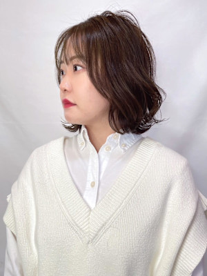 【MICHI 富田店　古作蓮】 ブラウンカラー ミディアム