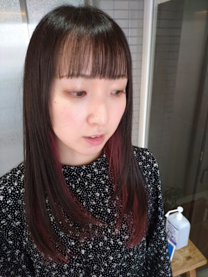 インナーカラー／顔周りレイヤー