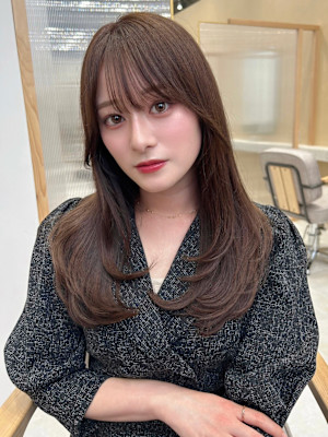 髪質改善ぱっつん前髪ワンカールレイヤー*Zina北千住