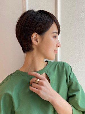 20代30代40代/マッシュショート/丸みショート/清澄白河