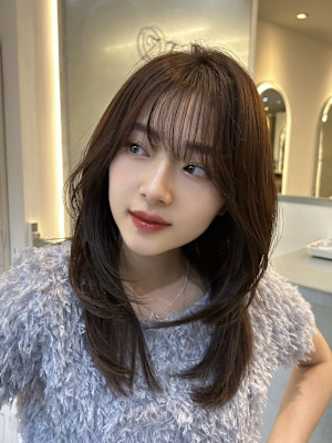 髪質改善小顔レイヤーミディ美髪*Zina S札幌