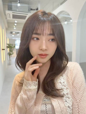 髪質改善韓国風レイヤーセミロング美髪*Zina S札幌