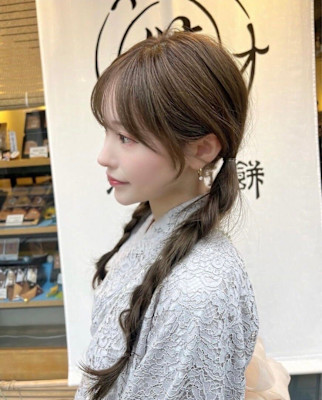 髪質改善.夏ロング編みヘアセット美髪*Zina S札幌