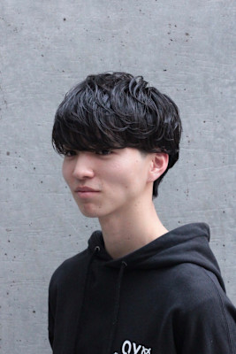 ナチュラルマッシュパーマ